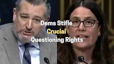 Democrats Stifle Crucial Questioning Rights! What are they trying to hide?