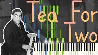 Thomas Fats Waller - Tea For Two 1937 (Harlem Stride Piano Synthesia)