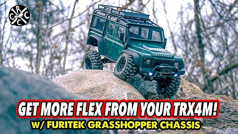 Get More Flex From Your TRX-4M With A Furitek Grasshopper Carbon Fiber Chassis