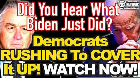 Democrats Rushing To Cover This Up Asap!!! Did You Hear What Biden Just Did
