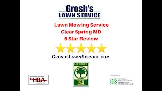 Lawn Mowing Service Clear Spring MD Review 5 Star Washington County Maryland Video