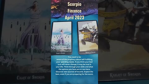 Scorpio Finance April 2023 #finance #tarotreading #tarot #money #scorpio