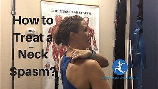 How to Treat a Neck Spasm - One Easy Stretch for the Levator Scapulae | Dr K & Dr Wil
