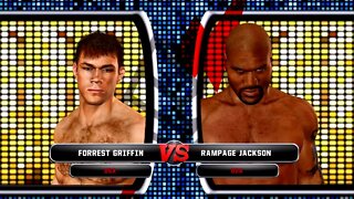 UFC Undisputed 3 Gameplay Rampage Jackson vs Forrest Griffin (Pride)