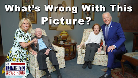 Mixed Message? GIANT Joe Biden Poses 'Mask Free' with 96-year-old Jimmy Carter | Ep. 357