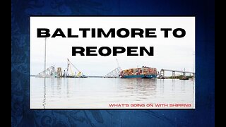Baltimore To Reopen Limited Access Channel for Ships with Drafts Less Than 35'