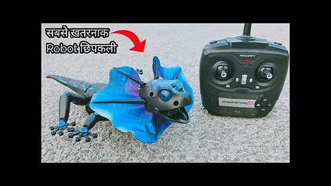 Scary Robot Lizard Unboxing & Testing - Chatpat toy tv