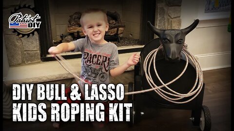 Build a DIY Toy Bull and Lasso / Kids Roping Kit