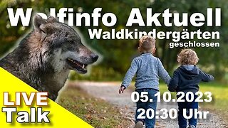 Wolfinfo Aktuell LIVE Talk ( Wölfe: Waldkindergärten bleiben geschlossen )