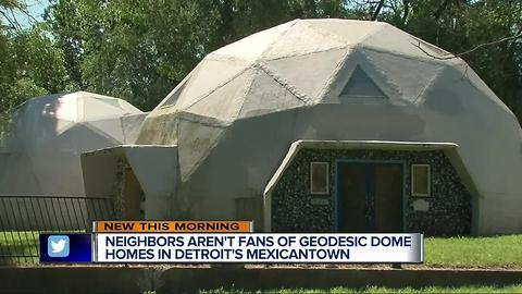 Neighbors aren't fans of Geodesic Dome homes in Detroit's Mexicantown