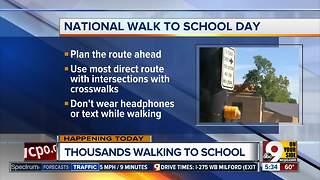 How to stay safe on National Walk to School Day