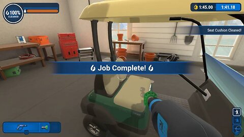 Platinum Walkthrough Power Wash Simulator PS5 - Golf Cart Time Challenge