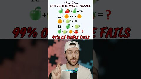 Solve Maze puzzle | Brain Teasers #Foryou #Shorts #Brainteasers