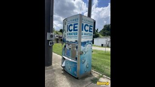 Twice the Ice Filtered Bagged Ice and Water Station Vending Machine For Sale in Georgia
