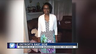 63-year-old woman murdered inside her Detroit home