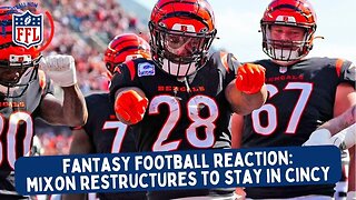 #FantasyFootball: Joe Mixon Stays With Bengals