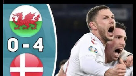Wales Vs Denmark 0-4 Extended Highlights & All Goals 2021 Hd
