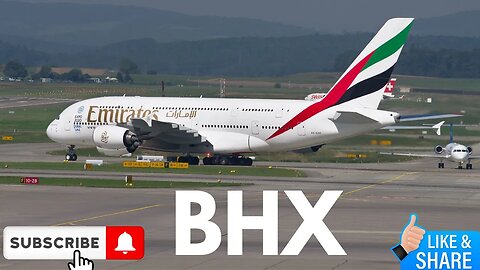 GREAT Plane Spotting at Birmingham BHX Airport UK | Plane Landing