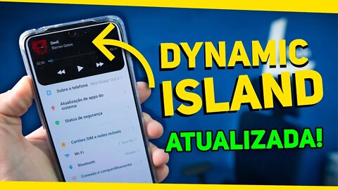 ATUALIZADO! Dynamic Island do iPhone 14 PRO no seu ANDROID! Direto da PlayStore