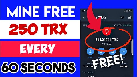 FREE 250TRX Every 60 Seconds On Trust Wallet (with payment proof) No Investment!