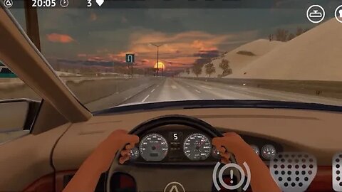Racing Through the Night and Day: High-Speed Winter Views at 200+ km/h | BeamNG