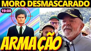 19h Lula diz que ataque a Moro é armação e irrita PF