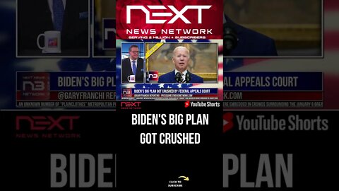 Biden's Big Plan Got CRUSHED by Federal Appeals Court #shorts