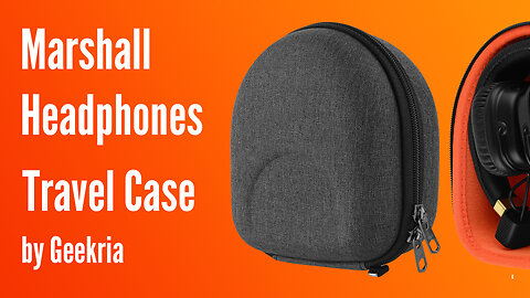 Marshall On-Ear Headphones Travel Case, Hard Shell Headset Carrying Case | Geekria