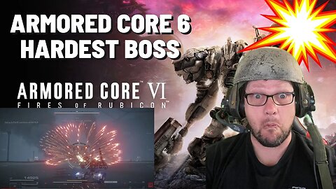 Combat Vet Beats Hardest boss in Armored Core 6 "BALTEUS"