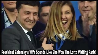 Ukrainian President Zelensky's Wife Reportable Spends Over $40K In A One Hour Paris Shopping Spree!