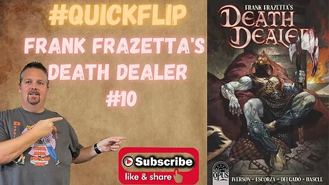 Frank Frazetta's Death Dealer #10 Opus Comics #QuickFlip Comic Book ReviewI Iverson,Escorza,#shorts