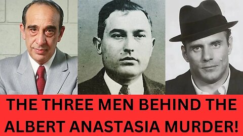 Joey Gallo, Joe Profaci Carmine Persico Were The 3 Men That Killed Albert Anastasia!?