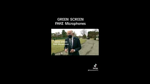 Biden ~ Green Screen Fake Microphones