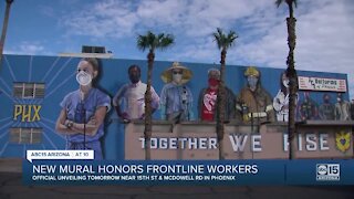 Phoenix mural honors frontline workers