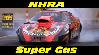 Super Gas Drag Racing NHRA at National Trail Raceway