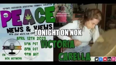 Victoria Carella, Tonight on PEACE News & Views