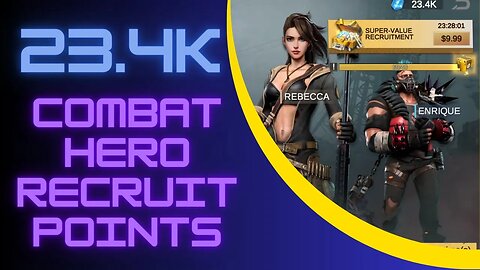 Last Fortress: Underground Blow Through 23.4 Combat Hero Recruitment Points (Blue Recruit Tokens)
