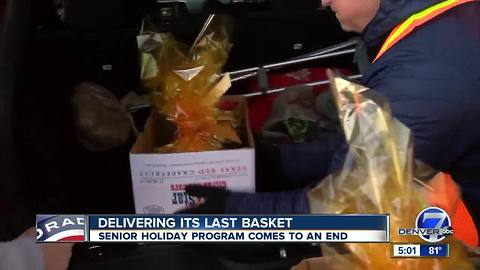 Basket of Joy program that delivers food and holiday cheer to seniors comes to an end