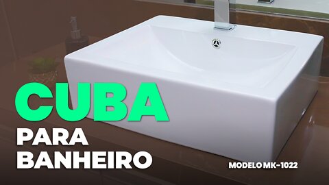 Cuba de Apoio em Cerâmica para Lavabo e Banheiros - Mod.1022 Lenharo Mega Store