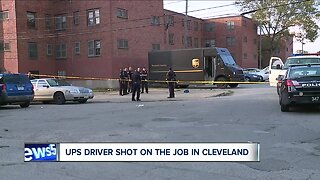 Delivery service driver shot on Scovill Avenue