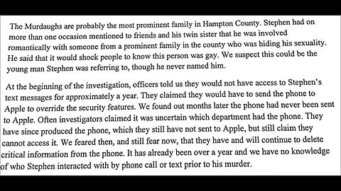 Stephen Smith’s mother wrote a letter to the FBI in 2016