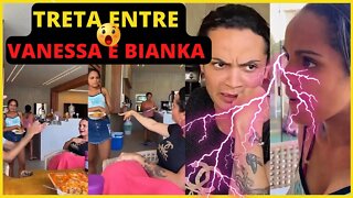 TRETA NA CASA DEU RUIM ENTRE VANESSA E BIANKA E TURMA SE REV0LT@