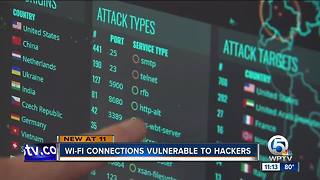 Wi-Fi connections vulnerable to hackers