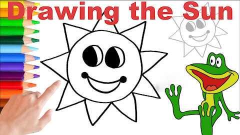 How to draw the sun