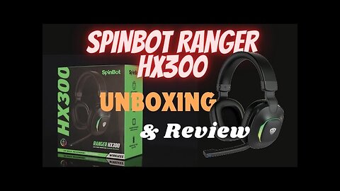 Spinbot Ranger HX300 Best Budget Wireless Gaming Headphones Unboxing And First Look /Ankit Malik