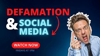 Defamation, Social Media & More! #LiveFeedReeds - Lawyer Podcast