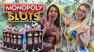 We 💰 BREAK The BANK 🏦 On This MONOPOLY Slot Challenge!!! 🎰 Slot Ladies!!! 🎰