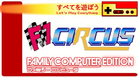 Let's Play Everything: F1 Circus