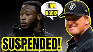 Alvin Kamara SUSPENDED for 3 GAMES! Jon Gruden RETURNS to NFL with SAINTS at Training Camp!