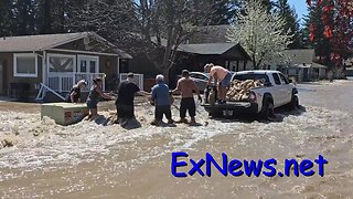 Parker Cove Flooding May 2 2023. Okanagan Lake Flooding Whiteman Creek